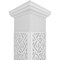 Ekena Millwork Craftsman Classic Square Non-Tapered Mid-Century Fretwork Column w/ Tuscan Capital & Tuscan Base CC0809ENMIDTUTU - alternate 5